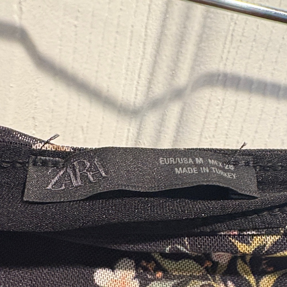 Zara Black Floral Maxi Skirt - Picture 2 of 5